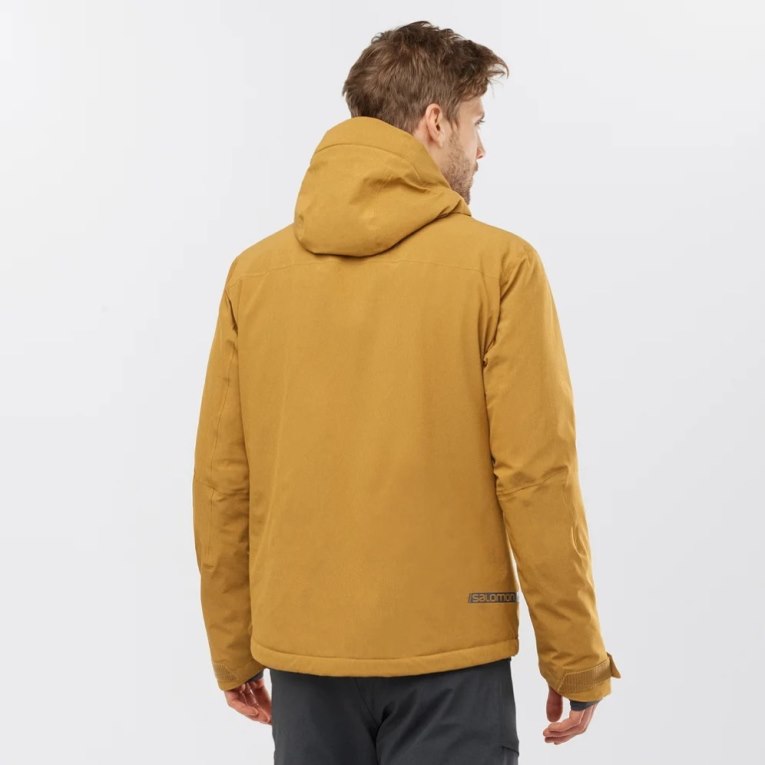 Yellow Salomon Untracked Insulated Men's Ski Jackets | PH 67095Q